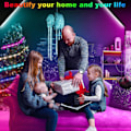 Miniatyrbilde 4 av 5: 20m LED-lys Bluetooth RGB-lys LED-stripelys