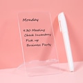 Miniatyrbillede 1 af 3: TS-Transparent memo board i akryl - 15x7,5 cm