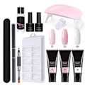 Miniatyrbilde 2 av 2: Neglesett 150 ml negleforlengelsesstartsett med 15 ml x 3 farger, egnet for nybegynnere