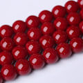 Miniatyrbilde 2 av 5: 47 stk. Røde Glassperler Runde Løse Perler Spacer Beads