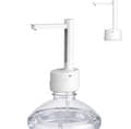 Elektrisk vattendispenserpump med 4 volymlägen, USB-C uppladdningsbar 800mAh, BPA-fri, passar 2-5 gallon flaskor, vit