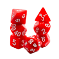Miniatyrbillede 2 af 3: 7-pak terninger til Dungeons and Dragons (Rød)