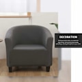 Miniatyrbild 4 av 5: Stretchbar fåtöljöverdrag, lätt att installera och tvätta, fåtöljöverdrag med armstöd Chesterfield fåtöljöverdrag för bänk bar vardagsrum möte