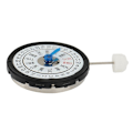 Miniatyrbilde 5 av 5: TS-Hot Nh36 Nøyaktighet Automatisk Urverk Svart/hvit Dato Dag Hjul Armbåndsur Erstatning For Seiko Nh36 Urverk