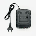 Miniatyrbilde 2 av 5: Lader kompatibel med Makita Lithium 18v 21v batteri, EU-plugg, svart