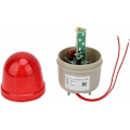 Miniatyrbillede 3 af 4: TS-LED Stroboskopisk Signallampe 220V AC/3W, LED Blinkende Fyr Alarm Advarselslampe, Boltmonteret, Diameter 75mm
