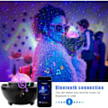 Miniatyrbilde 5 av 5: Stjernehimmelprojektor LED Galakselampe Bluetooth Nattlampe 21
