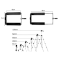 Miniatyrbild 2 av 3: Camera Tripod / Tripod for Mobile & Camera - 32-100 cm - Tripod