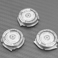 Miniatyrbillede 3 af 5: 3 udskiftningshoveder til Philips Series 5000 barbermaskiner