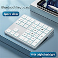 Pikkukuva 2 / 5: TS-Bluetooth-näppäimistö taustavalaistulla Procreate-numeronäppäimistöllä, ladattava näppäimistö piirustus-oikoteitä varten Grapille