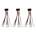 Miniatyrbillede 1 af 5: TS-20pin Atx Til 2-port 6pin At Psu Konverter Strømkabel 20 Pin Atx Til At Strømkabel 20cm Til 386 286