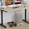 Miniatyrbilde 4 av 5: TS-Tower Stativ, justerbart mobilt CPU-stativ, CPU-holder PC-tårnstativ med rullende hjul, PC Fl