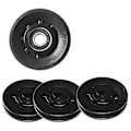 Miniatyrbillede 1 af 5: 4 stk Universal 90 mm Diameter Slidstærke Lejer Rullehjul Kabel Gym Del