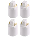 Pikkukuva 1 / 5: 4 kpl Gx24q - E26/E27 -kanta-adapteri lampun kanta