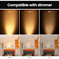 Miniatyrbillede 2 af 5: Halogenpære Gu5.3 Mr16 35w 12v varm hvid 2800k Dæmpbar, cover 400 lumen 2-benet erstatningsspot, 8 stk. Cisea