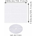 Miniatyrbillede 4 af 4: TS-Myggenet til Vindue, Myggenet, 3 Stykker 150 cm x 200 cm Beskyttelse Mod Insekter til Vindue, Myggenet til Vindue, Sæt