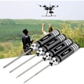 Miniatyrbilde 4 av 5: Sett 1,5 mm 2 mm 2,5 mm 3,0 sett RC sekskantskrutrekkerhåndtak Drivmutteradapter