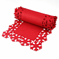 Miniatyrbild 1 av 2: Christmas Red Snowflake Table Runner