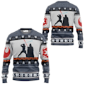 Miniatyrbild 2 av 5: Santa Darth Vader Julful Ful Jultröja Star Wars The Mandalorian Herrtröja Kläder Höst Vinter Dam Sweatshirt style 7 style 7 L