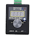 Miniatyrbillede 1 af 5: Signalgenerator 0-10v/0-4-20ma strømspændingssimulering håndholdt signalgenerator indbygget lithiumbatteri til PLC-panel fejlfinding sort-Perfet