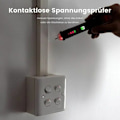 Miniatyrbild 2 av 4: Beröringsfri spänningstestare/lokalisator för trasiga kablar/strömtestare, kabelspårare 12-1000V/48V-1000V