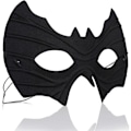 Miniatyrbilde 3 av 4: Fladdermusøye Maske Kostyme - Superhelt Svart Fladdermus Ansiktsmaske Klær Ut C
