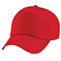 Pikkukuva 2 / 2: Beechfield Unisex Yksivärinen Original 5-paneelinen baseball-lippis (2 kpl) Classic Red Classic Red One Size