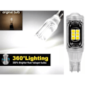 Miniatyrbillede 4 af 5: T15 W16W 921 906 baklys LED 500 lumen 16x chip 6000K 2 stk. - Perfekt hvid