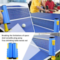 Miniatyrbilde 4 av 5: Justerbart bordtennisnett Pingis Erstatningsnett