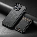 Miniatyrbilde 1 av 5: TS-Kunstskinn deksel med MagSafe Kortholder til iPhone 14 - Svart