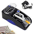 Miniatyrbillede 1 af 3: Elektrisk cigarettrullemaskine - Automatisk injektor - Mini tobaksrulle (Blå)