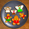 Miniatyrbilde 4 av 5: Julekakeformer Sett - Pepperkakemann, Snøfnugg, Juletre, Hjerte, Stjerne, Engel - 18 stykker Kakeformer for Vinterferiebaking