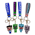 Pikkukuva 1 / 4: 4 kpl Minecraft Fackla Avaimenperä