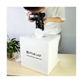 Miniatyrbillede 4 af 5: TS-31x31x32.7cm Bærbart Foldbart Studio Ring 128leds Lysrefleksionsbord Med 6-farvet Baggrund C
