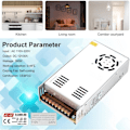 Miniatyrbillede 2 af 5: Strømadapter/transformator 12V/30A strømforsyning DC 12V 360W til 3D-printere, radioer, LED-strimler osv.