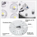 Miniatyrbillede 3 af 4: Cirkulær LED Plafondlampe 12W SMD5730 Lysmodul Lampepanel AC220V