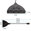 Miniatyrbillede 3 af 5: CQBB HDMI Switch 4K, VILCOME 3 Port HDMI Switch 3x1 HDMI Splitter