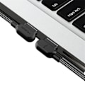 Miniatyrbillede 3 af 3: McDodo CA-5280 USB-C-kabel med vinklede stik, 0,5 m sort black 0.5