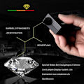 Miniatyrbillede 4 af 4: Diamanttester Diamanttester Smykker Diamanttester II V2 & Moissanit Vælger Ædelsten Smykker Moissanit Værktøj med Etui Sort