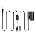 Miniatyrbillede 1 af 5: TS--e6 -e6 Lp E6 E6n Dummy Batteri USB Strømadapter Kit Til 5d Mark Iii Ii 6d 7d 60d 70d 80d 90d R R5