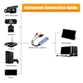 Miniatyrbilde 2 av 5: TS-Usb 2.0 Video Capture Card Vcr Tv Til Dvd Konverter For Pc Windows 7 8 10