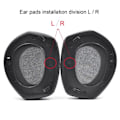 Miniatyrbild 4 av 5: TS-Mjuka Öronkuddar för Sennheiser HDR RS165 / RS175 / RS185 / RS195 - Svart