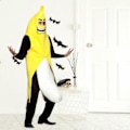 Miniatyrbillede 3 af 5: Banan-Lyn Gule Frugt Sjofle Bucks Nat Sjov Humor Voksen Mænd Kostume Perfekt