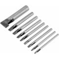 Pikkukuva 1 / 4: TS-2mm 9 kpl Nahkareikäleikkuri Pyöreä Teräs Craft Cutter Työkalusetti Vöille Kellonrannekkeille Kengille Kangas DIY Käsityöprojekteihin
