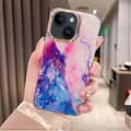 Colorful Crystal Ripple TPU Phone Case for iPhone 15
