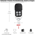 Pikkukuva 2 / 5: Crawford EA433 2KS/4KS Käsilähetin - 2 kpl - 433,92MHz Liukukoodi Kaukosäädin