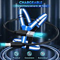 Miniatyrbilde 3 av 5: LED-refleksvest, USB-oppladbar, justerbar midje/skulder