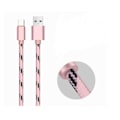 Miniatyrbillede 3 af 5: 2m flettet ladekabel USB type-c oplader til Samsung Galaxy -- 5-pak