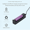 Miniatyrbillede 2 af 5: 18650 Batterilader Universal 3.7V Genopladelig Li-ion Batteri Til