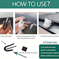 Miniatyrbilde 5 av 5: 4-pakks luftfriskeradapter for Tesla Model 3 / Y 2017-2023 luftventilklemmer friskerholder med avstandstykker midtkonsollholder